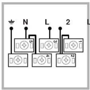 INDESIT HI 50 EK.B (WH) - Fitting the power supply cable - 5