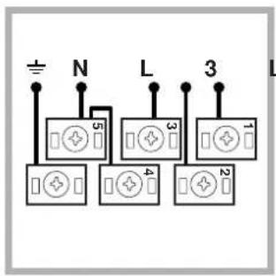 INDESIT HI 50 EK.B (WH) - Fitting the power supply cable - 2