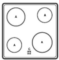 INDESIT HI 50 EK.B (WH) - Type de table - 2