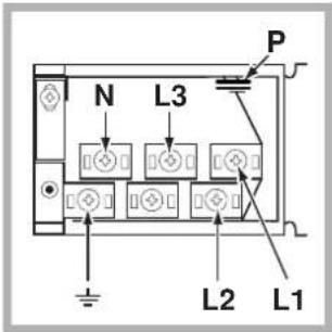 INDESIT HI 50 EK.B (WH) - Montage du cable d'alimentation Montage du cable d'alimentation - 3