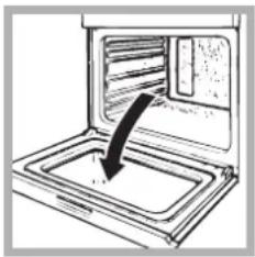 INDESIT HI 50 EK.B (WH) - De ovendeur reinigen - 1