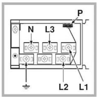INDESIT HI 50 EK.B (WH) - Fitting the power supply cable - 3