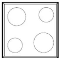 INDESIT HI 50 EK.B (WH) - Type de table - 1