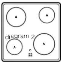 INDESIT HI 50 EK.B (WH) - Type of hob - 2