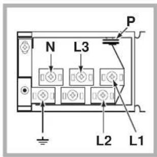 INDESIT HI 50 EK.B (WH) - Anschluss des Netzkabels - 3
