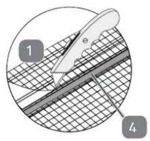 Easy Home Slim 48682 - Conseil pour la répartition des ressorts de fixation: - 14