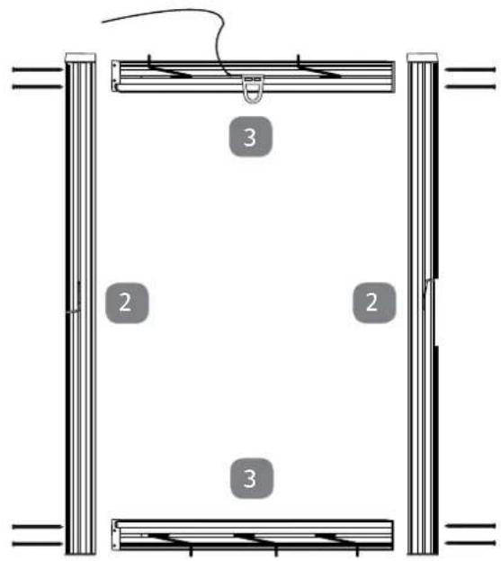 Easy Home Slim 48682 - Conseil pour la répartition des ressorts de fixation: - 9