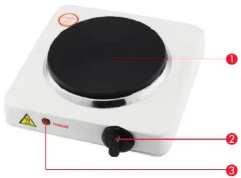 Tomado TM2410 - DESCRIPTION DES PIÈCES - 1