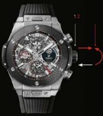 HUBLOT Big Bang Unico Perpetual Calendar Titanium Ceramic - FONCTIONNEMENT - 3