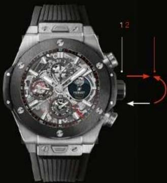 HUBLOT Big Bang Unico Perpetual Calendar Sapphire 406.JX.0120.RT - 2018年/4月27日 - 1