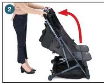 Joovy Kooper X2 - Unfolding the Stroller - 2