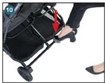 Joovy Kooper X2 - 后轮闸 - 1
