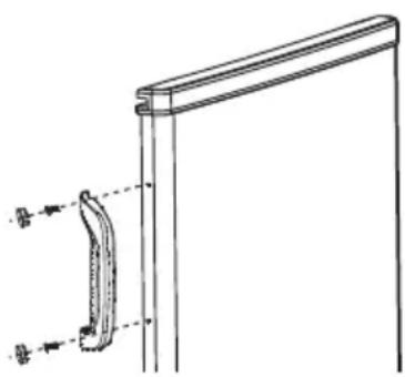 HISENSE GSNF 139 A+ WE - Tirador de la puerta reversible (optativo) - 1