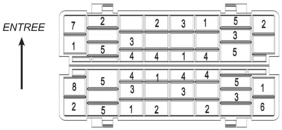 BRANDY BEST SILVER6D - Panier à couverts - 1