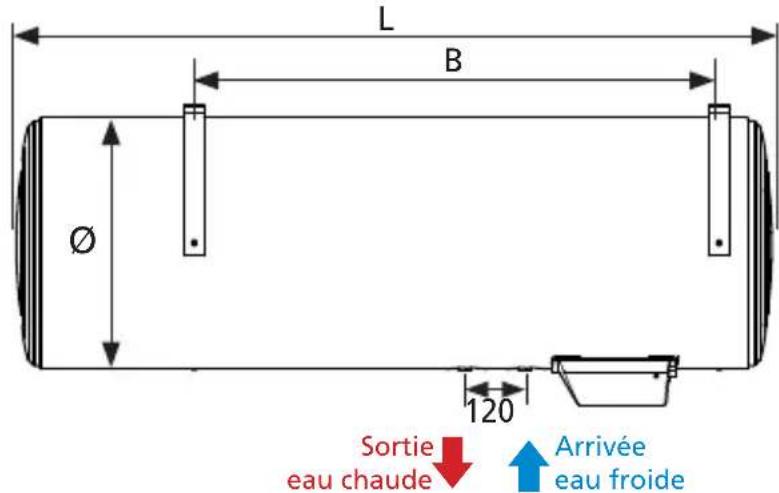 THERMOR Duralis 200L - Chauffe-eau verticaux sur socle - 3