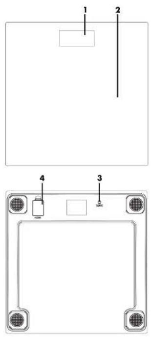 SILVERCREST SPWSD 180 A1 - BATHROOM SCALES SPWSD 180 A1 - 1