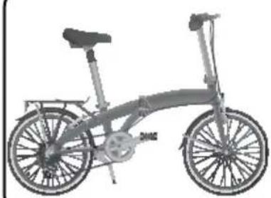 Cyco AK03501SL - Bici pieghevole 20" - 2