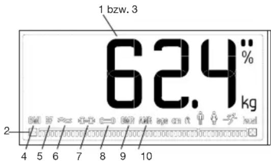 BEURER BF 410 Signature Line - Gewicht messen, Diagnose durchfuhren - 1