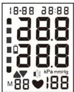Cresta BPM620 - CHANGEMENT D'UNITE AFFICHEE (mmHg/kPa) - 1