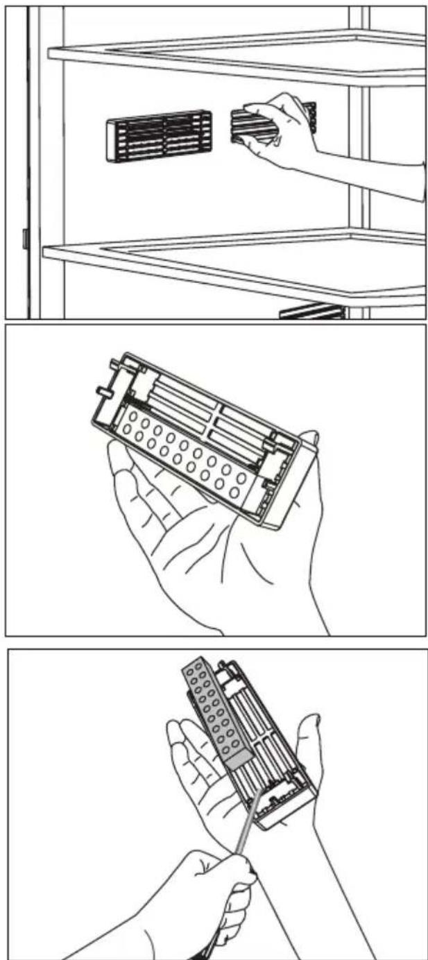 BEKO DN162020B - Description et nettoyage du filtré à odeurs : - 1