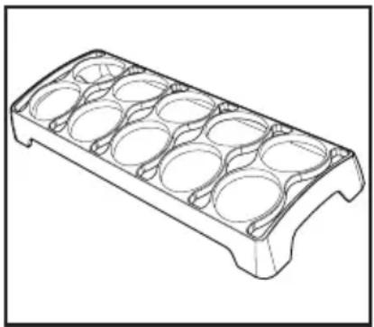 BEKO DN162020B - Compartmentul pentru ouă - 1