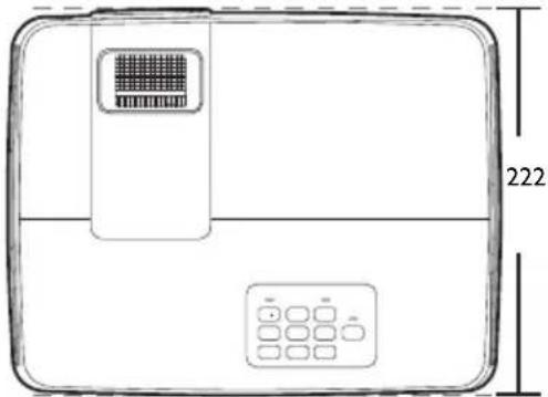 BENQ MW529 - Dimensions - 1