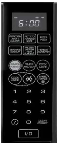 BLACK & DECKER MO1211SBC - CONTROL PANEL - 1
