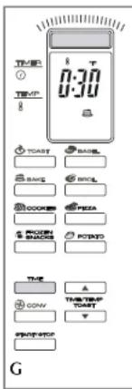 BLACK & DECKER CTO6301 - Selecting Cooking Temperature and Time - 3