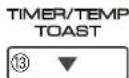 BLACK & DECKER CTO6301 - FUNCIONES DEL PANEL ELECTRONICO DE CONTROLES (B) - 13