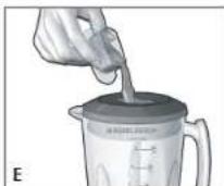 BLACK & DECKER BLC10650MB - Caution: Do not place blender jar onto base when motor is running. - 1