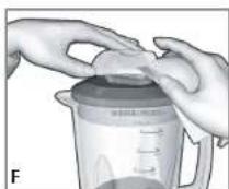 BLACK & DECKER BLC10650MB - Caution: Do not place blender jar onto base when motor is running. - 2
