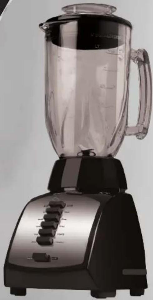 BLACK & DECKER BLC10650MB - 10-speed Blender Licuadora de 10 velocidades Mélangeur à 10 vitesses - 1