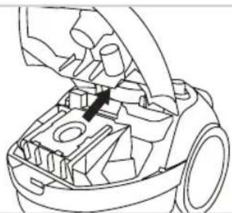 BESTRON Amigo ABG100AMB - CLEANING AND MAINTENANCE - Changing the dust bag - 2