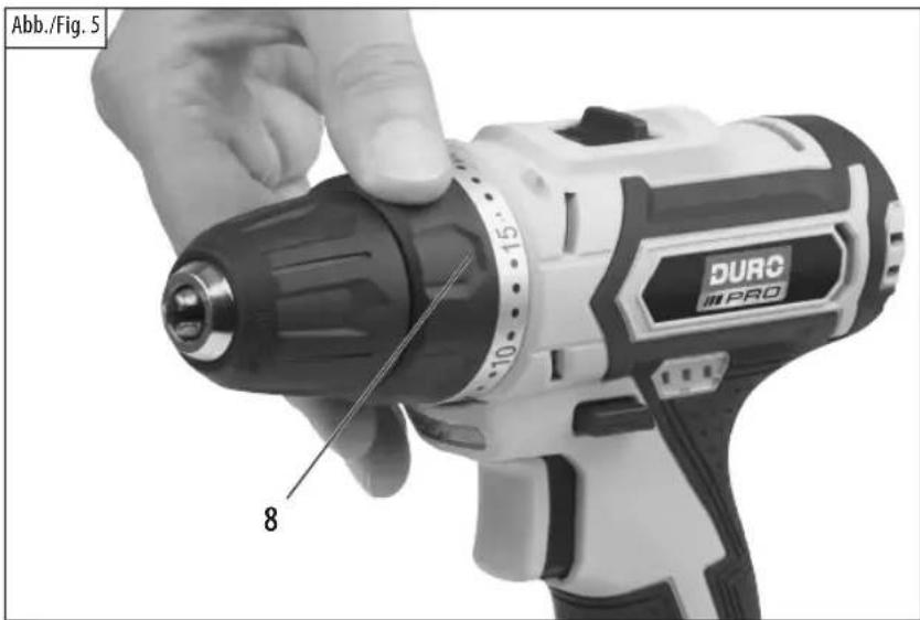 DURO DB 18Li2 - V Li- lon Akku- Bohrschrauber Perceuse sans fil 18 V lithium-ion - 12