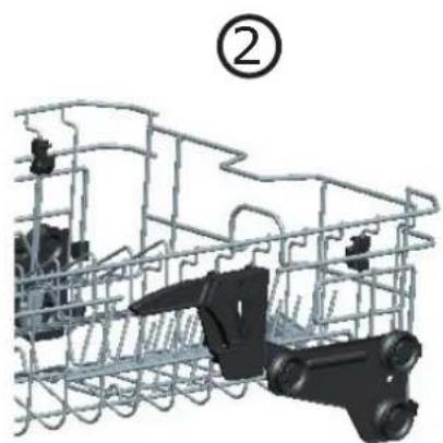Klarstein 10027045 - Adjusting the upper basket - 3