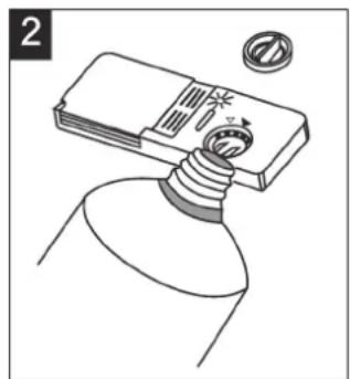 Klarstein 10027045 - How to fi II the rinse aid dispenser - 2