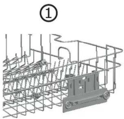 Klarstein 10027045 - Ajustement de la hauteur pour le panier supérieur - 1