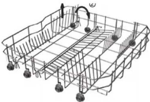 Klarstein 10027045 - Replier les supports du panier - 1
