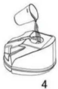 Klarstein 10006682 - Fill water tank: - 3