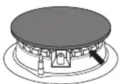 AMICA SHGG 11647 W - Burners, the burner hob grate, the cooker housing - 1