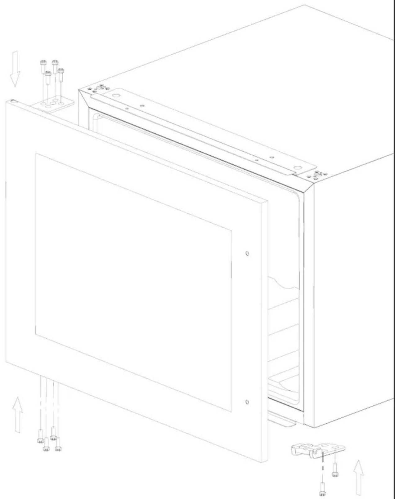 AMICA WK 341 100 S - EN- Adjusting the plinth (according to the model) - 7