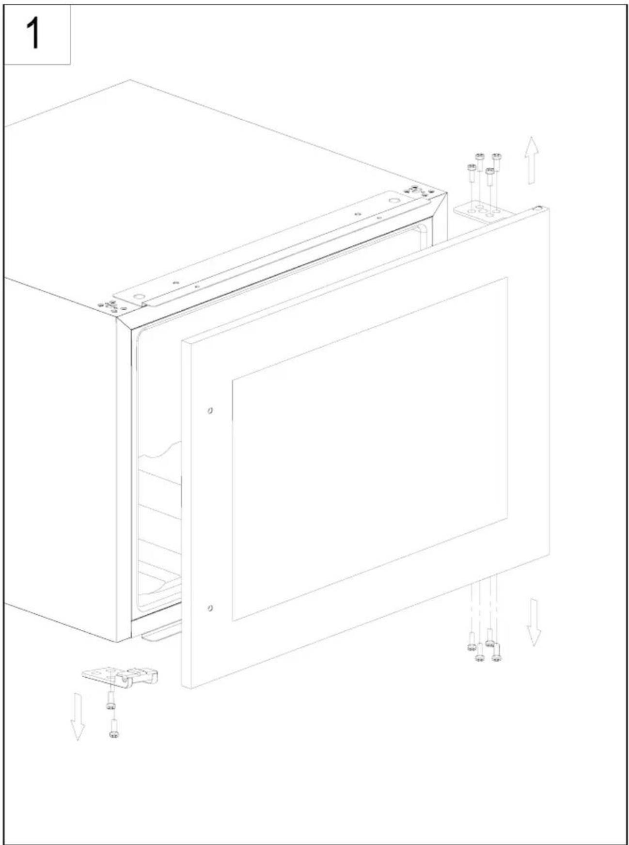 AMICA WK 341 100 S - EN- Adjusting the plinth (according to the model) - 6