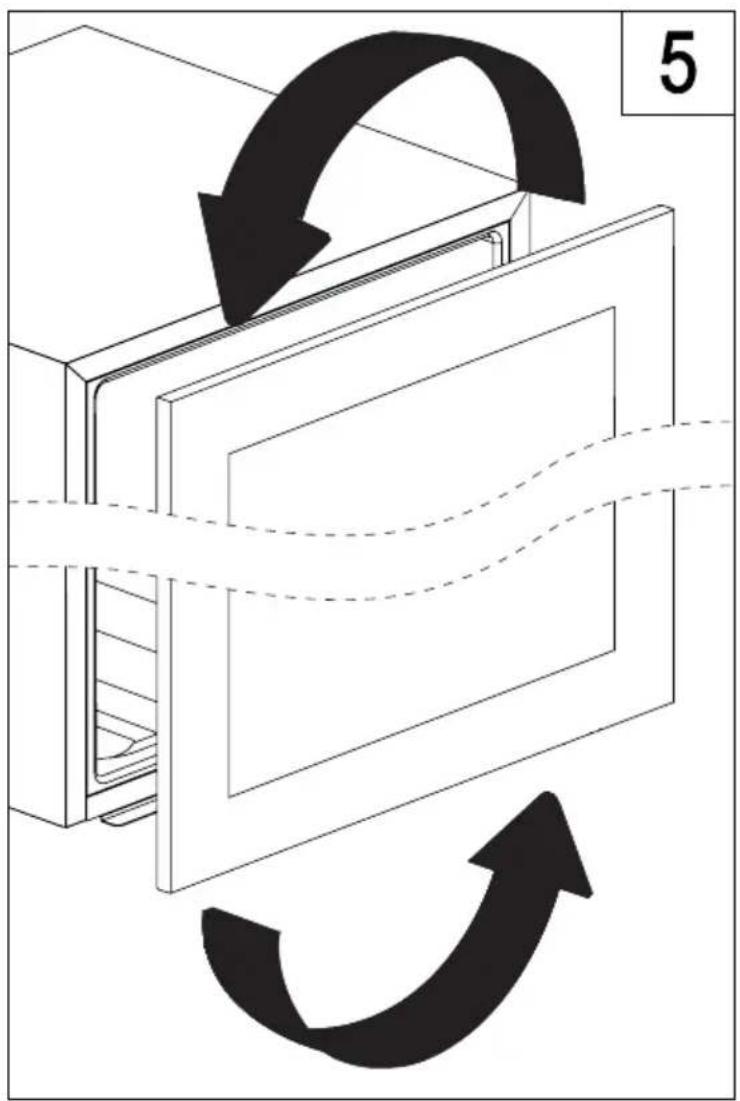 AMICA WK 341 100 S - EN- Adjusting the plinth (according to the model) - 5