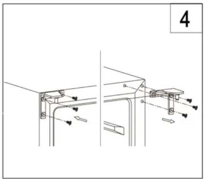 AMICA WK 341 100 S - EN- Adjusting the plinth (according to the model) - 4