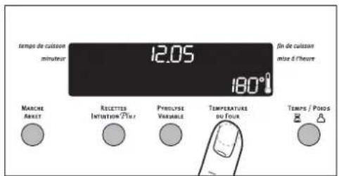 ARTHUR MARTIN ELECTROLUX FE 6451 X - Afficher la température - 1