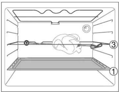 ARTHUR MARTIN ELECTROLUX FE 6451 X - Enlever le tournebroche - 2