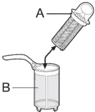 A B
