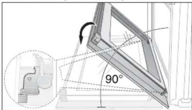 ARTHUR MARTIN ELECTROLUX AOB 63000 W - Démontage de la vente de la porte - 1