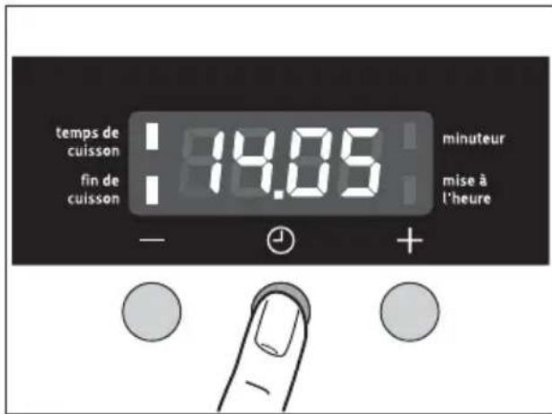 ARTHUR MARTIN ELECTROLUX AOB 63000 W - Combinaison de temps de cuisson et fin de cuisson. - 2
