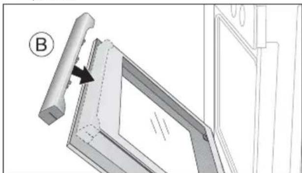 ARTHUR MARTIN ELECTROLUX AOB 63000 W - Montage de la vitre de la porte - 2